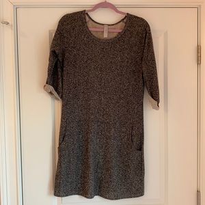 Grey long sleeve dress